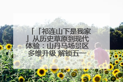 「祁连山下是我家」从历史草原到现代体验：山丹马场景区多维升级 解锁五一文旅新玩法