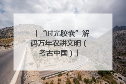 “时光胶囊”解码万年农耕文明（考古中国）