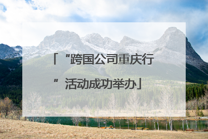 “跨国公司重庆行”活动成功举办