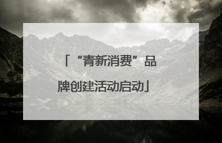 “青新消费”品牌创建活动启动