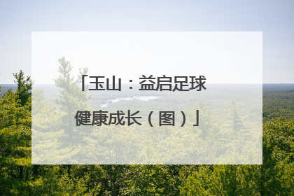 玉山：益启足球 健康成长（图）