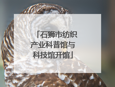 石狮市纺织产业科普馆与科技馆开馆