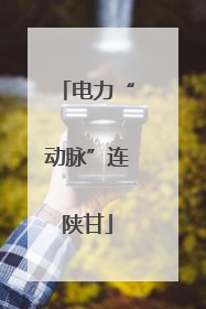 电力“动脉”连陕甘