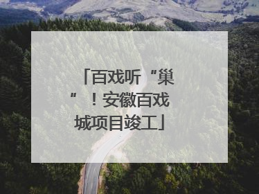 百戏听“巢”！安徽百戏城项目竣工
