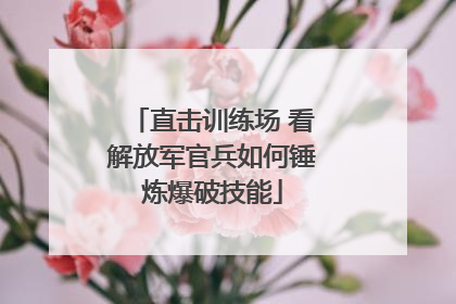 直击训练场 看解放军官兵如何锤炼爆破技能