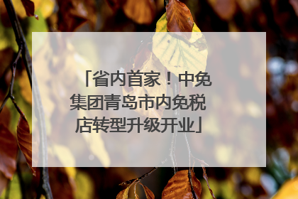 省内首家！中免集团青岛市内免税店转型升级开业