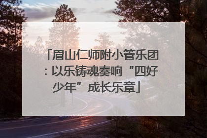 眉山仁师附小管乐团：以乐铸魂奏响“四好少年”成长乐章
