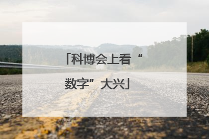 科博会上看“数字”大兴