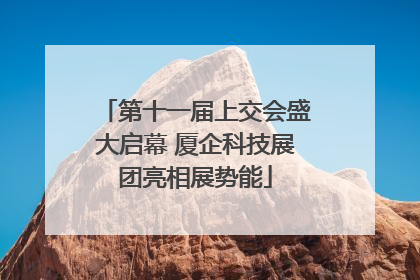 第十一届上交会盛大启幕 厦企科技展团亮相展势能