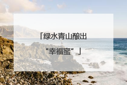 绿水青山酿出“幸福蜜”