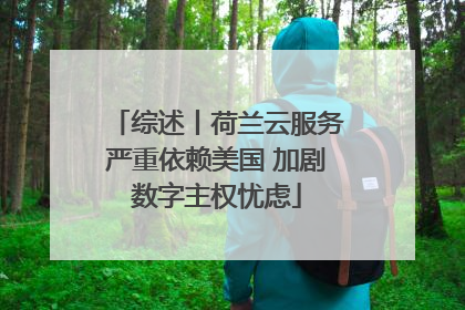 综述丨荷兰云服务严重依赖美国 加剧数字主权忧虑