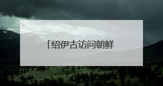 绍伊古访问朝鲜 将与金正恩会面