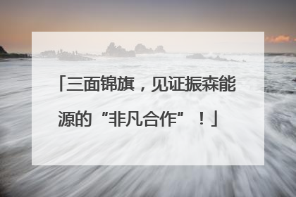 三面锦旗，见证振森能源的“非凡合作”！