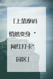 上第摩码悄然变身“网红打卡”园区