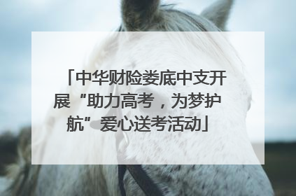 中华财险娄底中支开展“助力高考，为梦护航”爱心送考活动