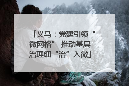 义马：党建引领“微网格” 推动基层治理细“治”入微