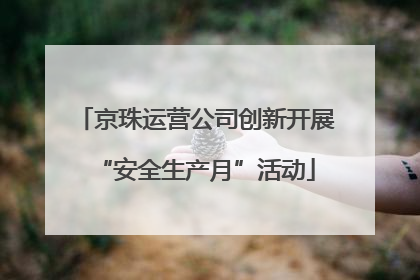 京珠运营公司创新开展“安全生产月”活动