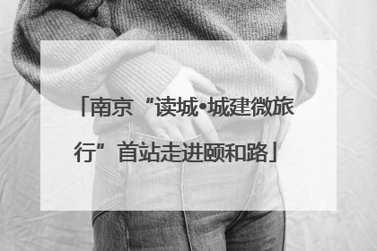南京“读城•城建微旅行”首站走进颐和路