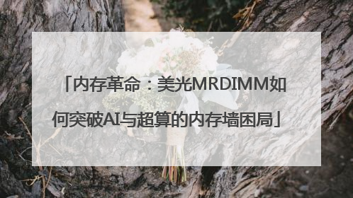 内存革命：美光MRDIMM如何突破AI与超算的内存墙困局