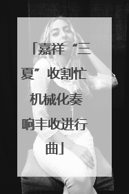 嘉祥“三夏”收割忙 机械化奏响丰收进行曲