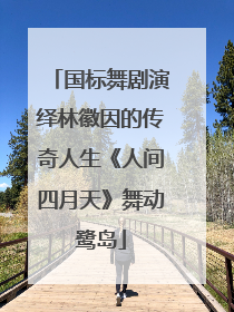 国标舞剧演绎林徽因的传奇人生《人间四月天》舞动鹭岛