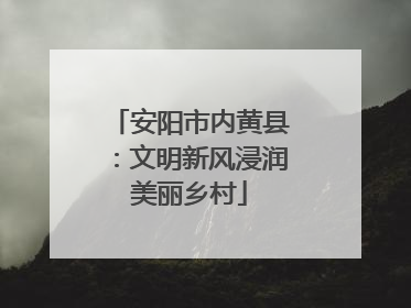 安阳市内黄县：文明新风浸润美丽乡村