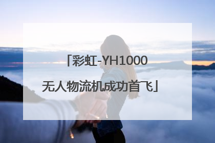 彩虹-YH1000无人物流机成功首飞