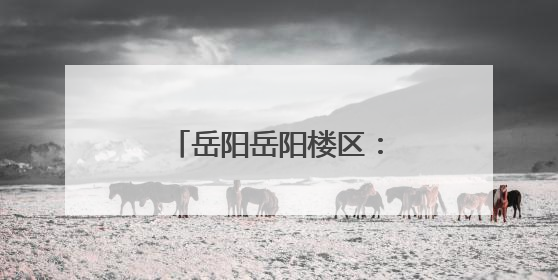 岳阳岳阳楼区：出台旅游纠纷绿色通道操作细则