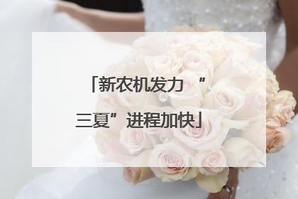 新农机发力 “三夏”进程加快