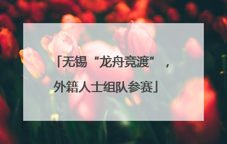 无锡“龙舟竞渡”，外籍人士组队参赛