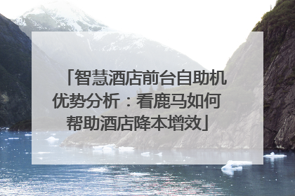智慧酒店前台自助机优势分析：看鹿马如何帮助酒店降本增效