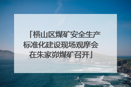 横山区煤矿安全生产标准化建设现场观摩会在朱家峁煤矿召开