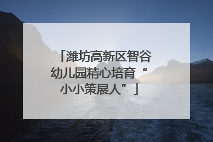 潍坊高新区智谷幼儿园精心培育“小小策展人”