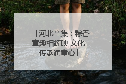 河北辛集：粽香童趣相辉映 文化传承润童心