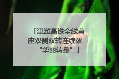 津潍高铁全线首座双侧双转连续梁“华丽转身”