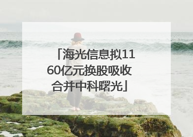 海光信息拟1160亿元换股吸收合并中科曙光