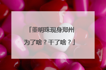董明珠现身郑州 为了啥？干了啥？