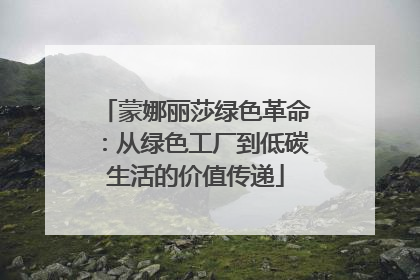 蒙娜丽莎绿色革命：从绿色工厂到低碳生活的价值传递