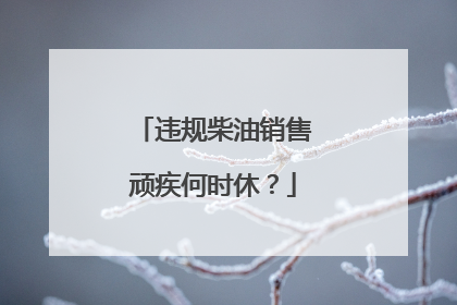 违规柴油销售顽疾何时休？