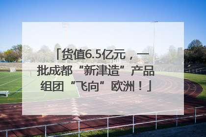货值6.5亿元，一批成都“新津造”产品组团“飞向”欧洲！