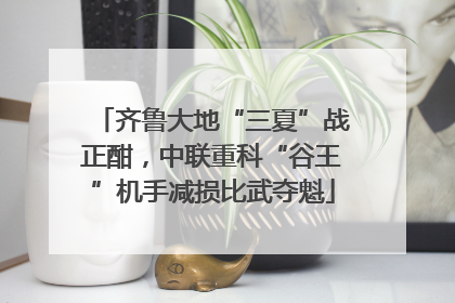 齐鲁大地“三夏”战正酣，中联重科“谷王”机手减损比武夺魁