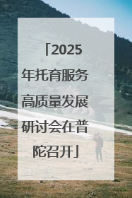 2025年托育服务高质量发展研讨会在普陀召开