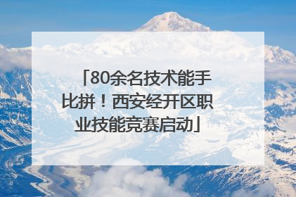80余名技术能手比拼！西安经开区职业技能竞赛启动