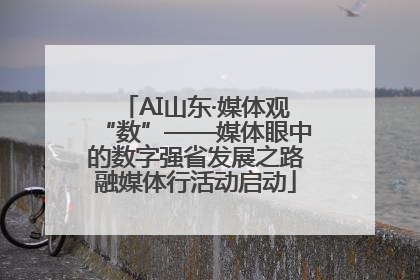 AI山东·媒体观“数”——媒体眼中的数字强省发展之路融媒体行活动启动